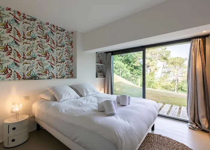 别墅 Milady Keyweek With Pool Ocean Views In 比亚里茨